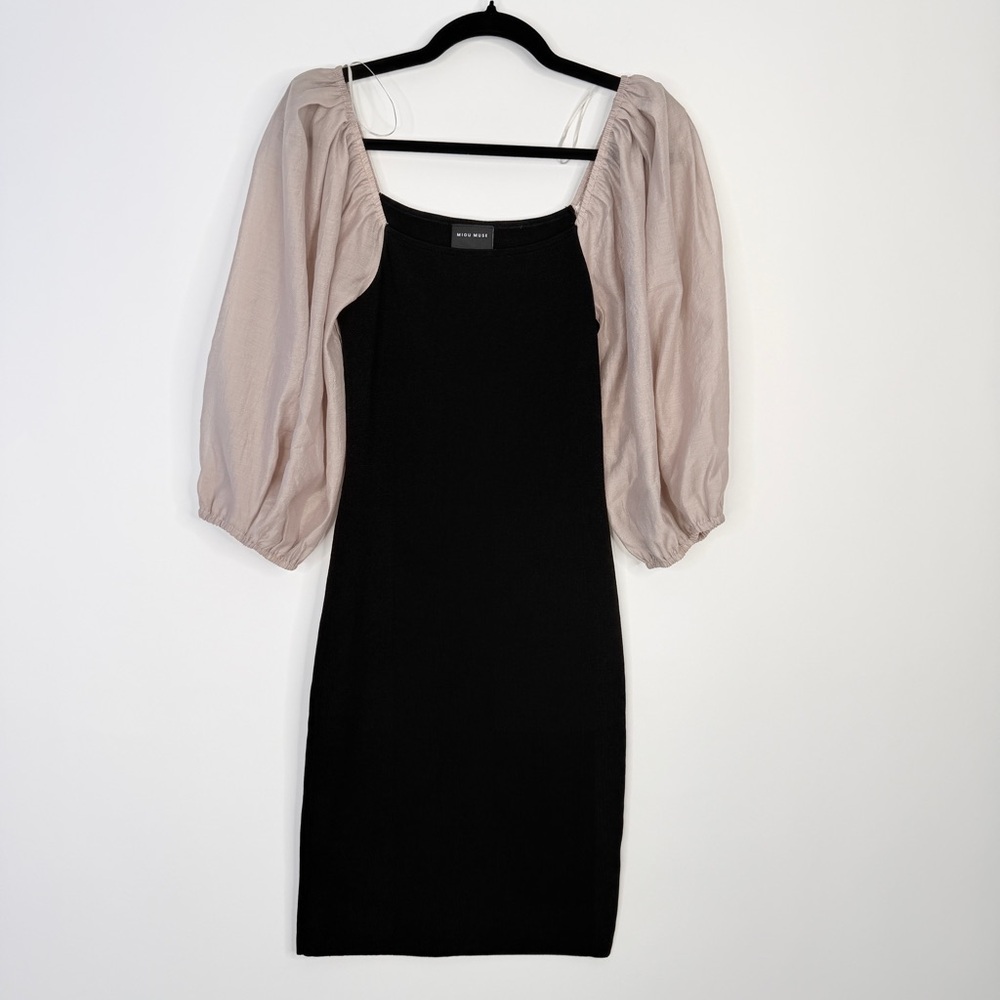 MIOU MUSE  Dress in black Size L #0056